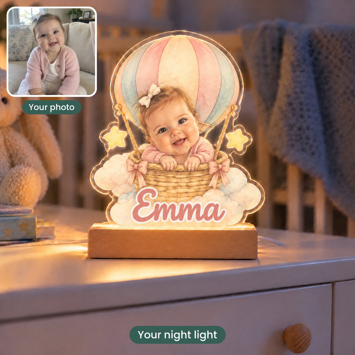 Cute Baby Night Light