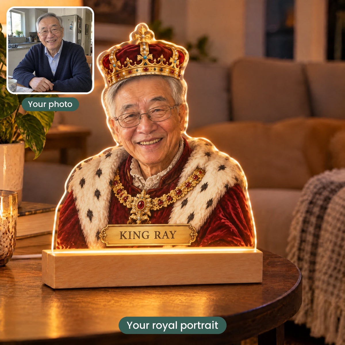 Royal Portrait Night Light