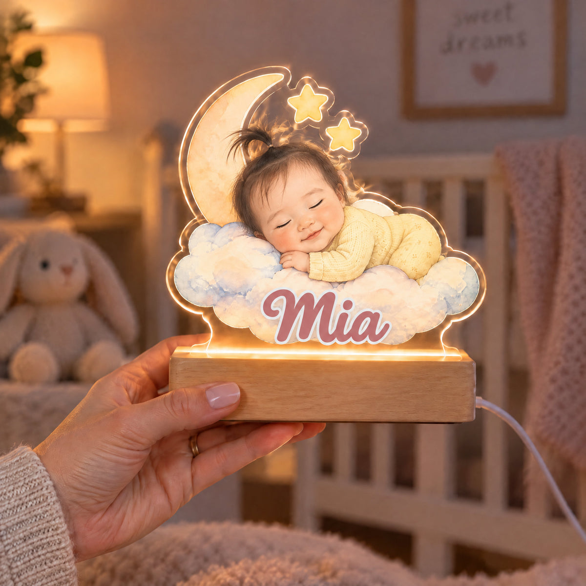 Cute Baby Night Light