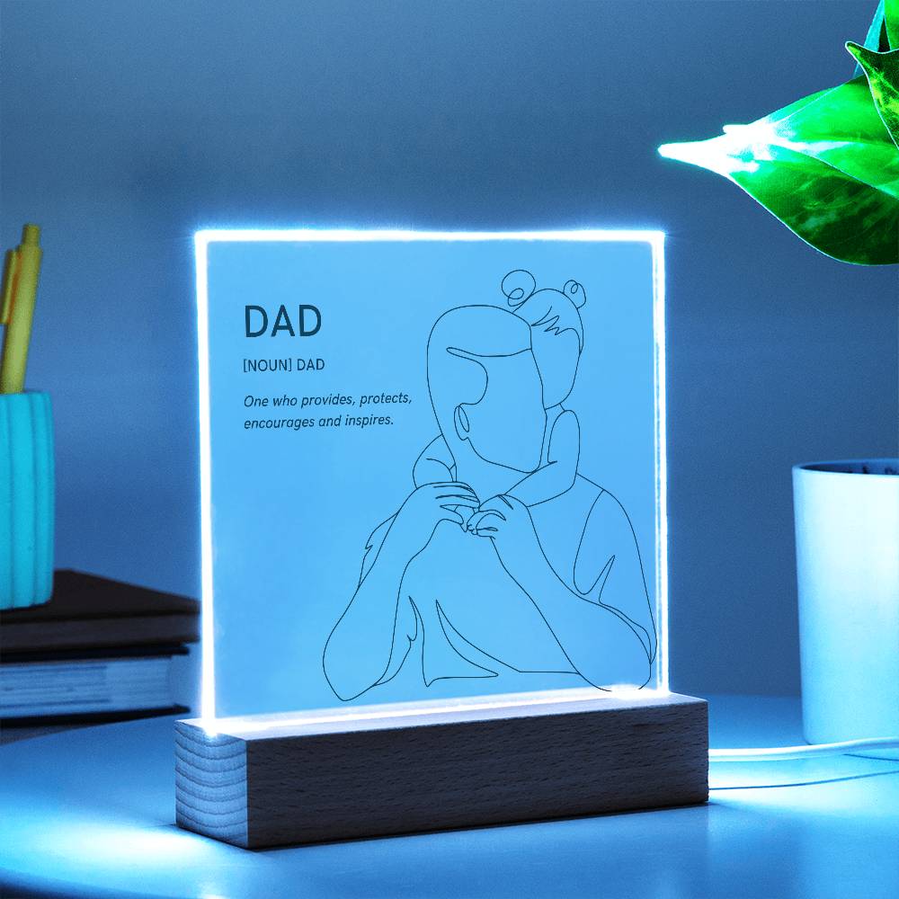 To Dad - Acrylic Plaque