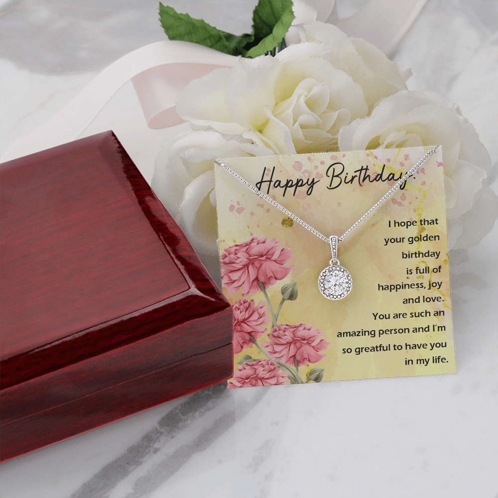 Happy Birthday - Full Of Happiness And Joy (Extremely High Demand) - Eternal Hope Necklace