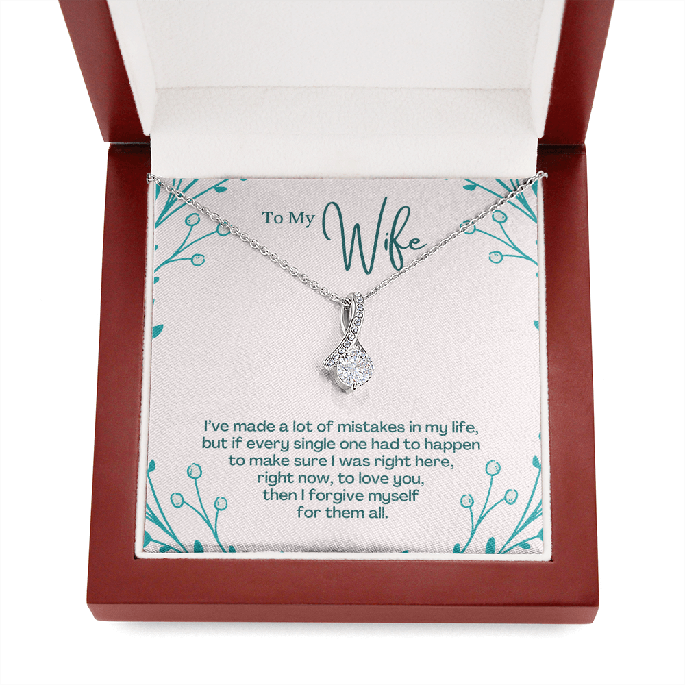 To My Wife - I Have Made a Lot Of Mistake In My Life (Limited Time Offer) - Alluring Beauty Necklace