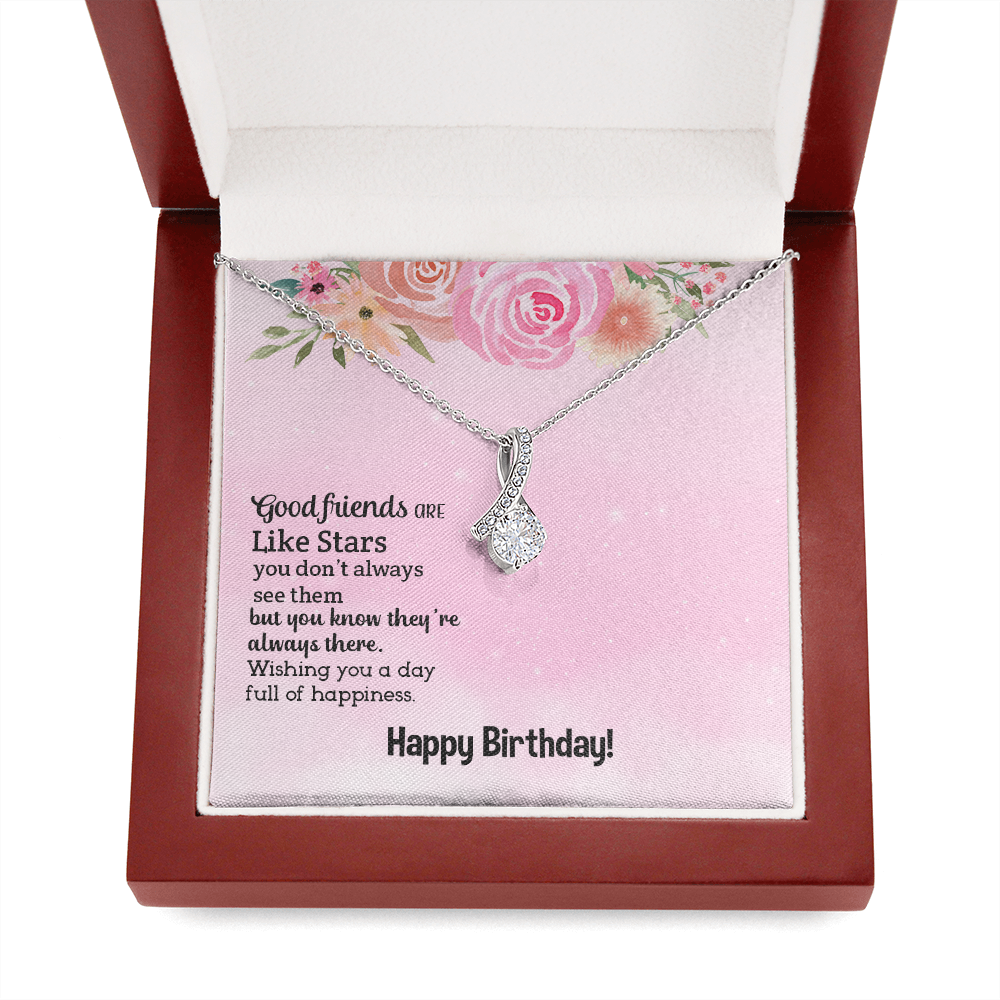Happy Birthday - Good Friends Always There (Limited Time Offer) - Alluring Beauty Necklace