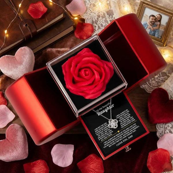 To Daughter - Love Dad - [Rose Box]