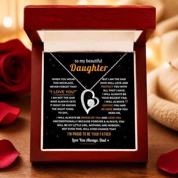 To My Daughter, Dad Will Always Protect You - Forever Love