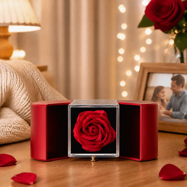 To My Daughter - Dad Will Always Be Here - Rose Box Love Knot