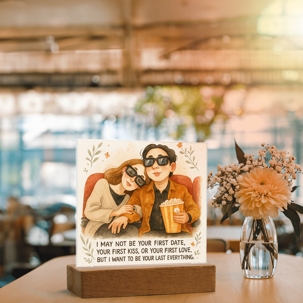 "With You Forever" - Personalized Printed Acrylic