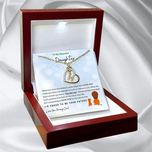 Endless Love Necklace - I'm Proud To Be Your Father [Custom Initial]