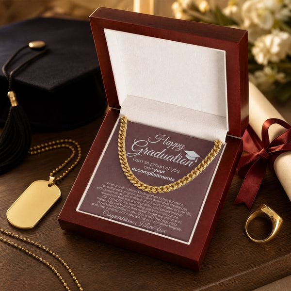 ( Almost Gone ) Happy Graduation, I am so proud of you and your accomplishments - Cuban Link