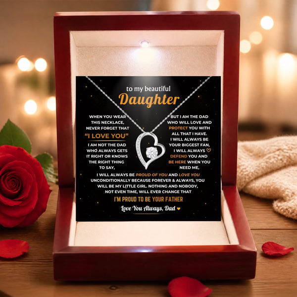 To My Daughter, Dad Will Always Protect You - Forever Love