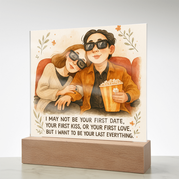 "With You Forever" - Personalized Printed Acrylic