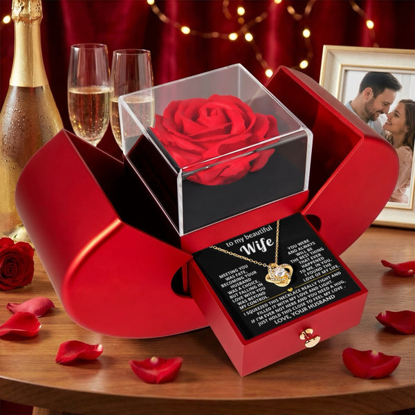 To Wife - Love Husband - [Rose Box]
