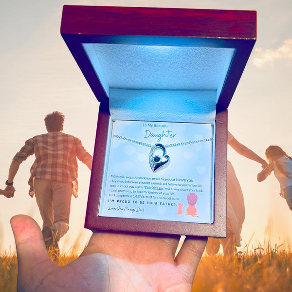 Projection Forever Love Necklace - I'm Proud To Be Your Father