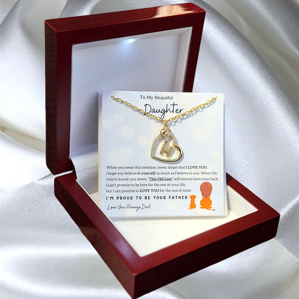 Endless Love Necklace - I'm Proud To Be Your Father [Custom Initial]