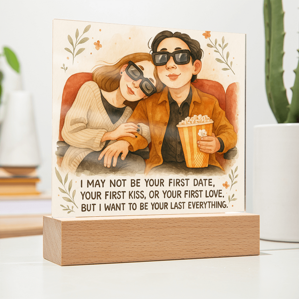 "With You Forever" - Personalized Printed Acrylic