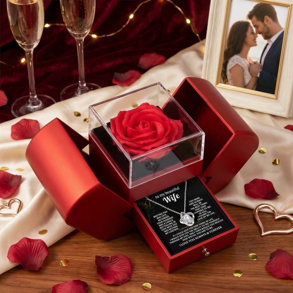 To Wife - Love Husband - [Rose Box]