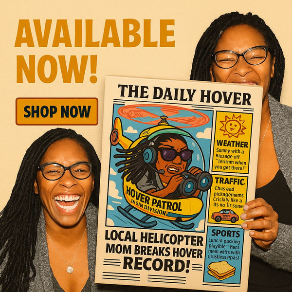 "The Helicopter Mom Edition" - Vintage Newspaper Canvas Print