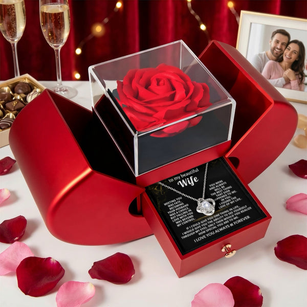 To Wife - Love Husband - [Rose Box]