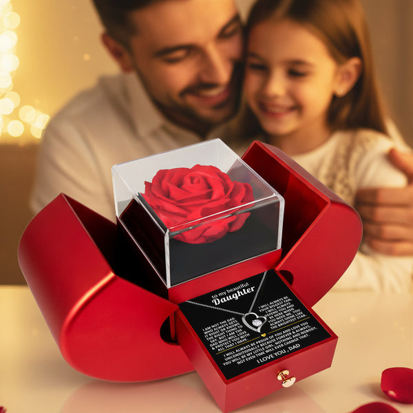 To Daughter - Love Dad - [Forever Rose Box]