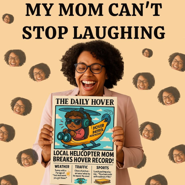 "The Helicopter Mom Edition" - Vintage Newspaper Canvas Print
