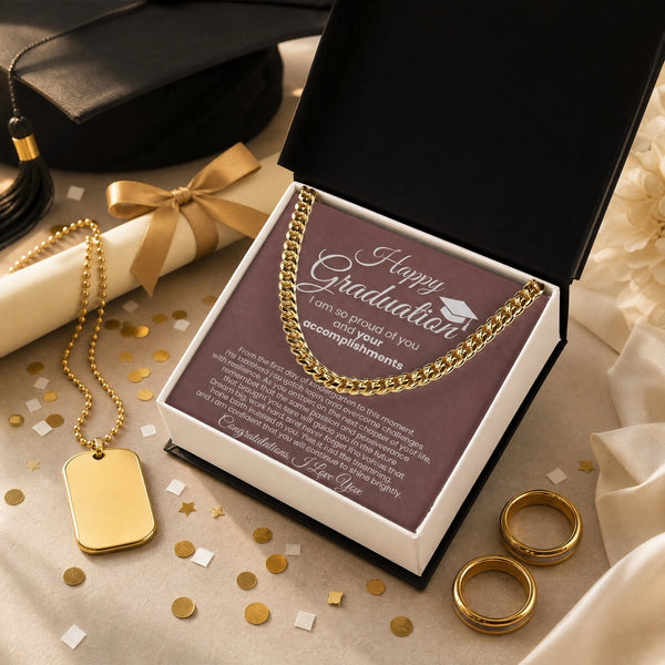 ( Almost Gone ) Happy Graduation, I am so proud of you and your accomplishments - Cuban Link