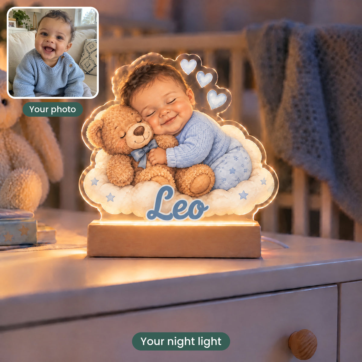Cute Baby Night Light