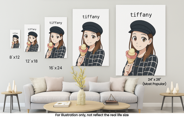 (Personalized) Anime Pastel Portrait