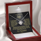 To My Wife, Just Hold This Close To Feel My Love (Love Knot Necklace)