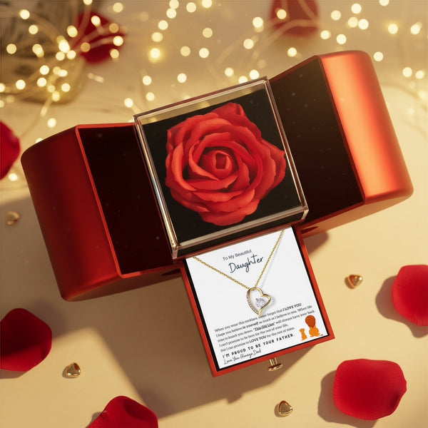 To My Daughter - Never Forget That I Love You - [Forever Rose Box]