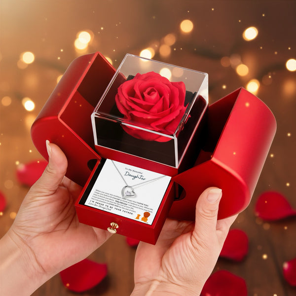 To My Daughter - Never Forget That I Love You - [Forever Rose Box]