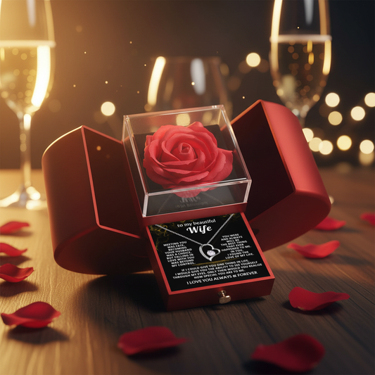 To My Beautiful Wife - I Love You Forever - [Forever Rose Box]