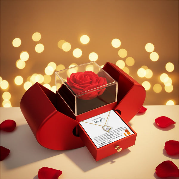 To My Daughter - Never Forget That I Love You - [Forever Rose Box]
