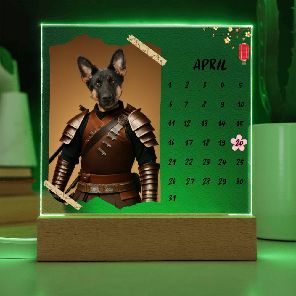 Custom Pet Warrior - Acrylic Plaque