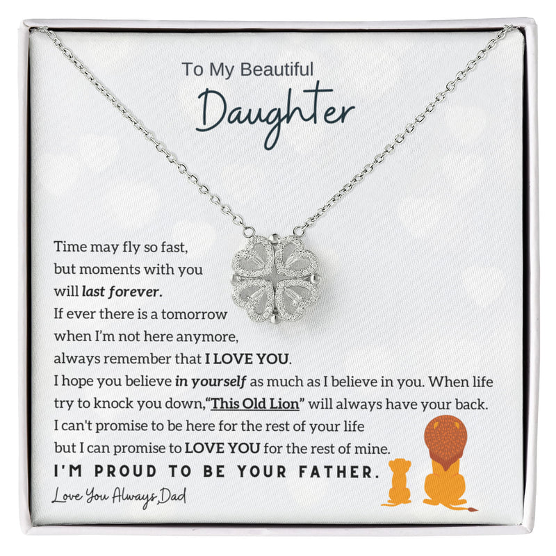 To My Beautiful Daughter, always remember that I LOVE YOU - Magnetic Hearts