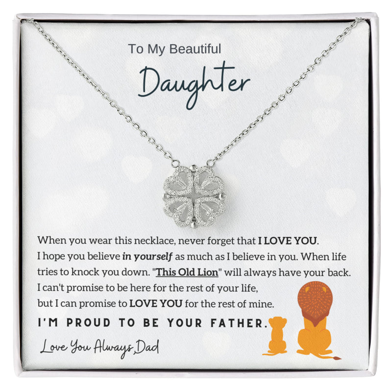 To My Beautiful Daughter, I'm proud to be your Father - Magnetic Hearts