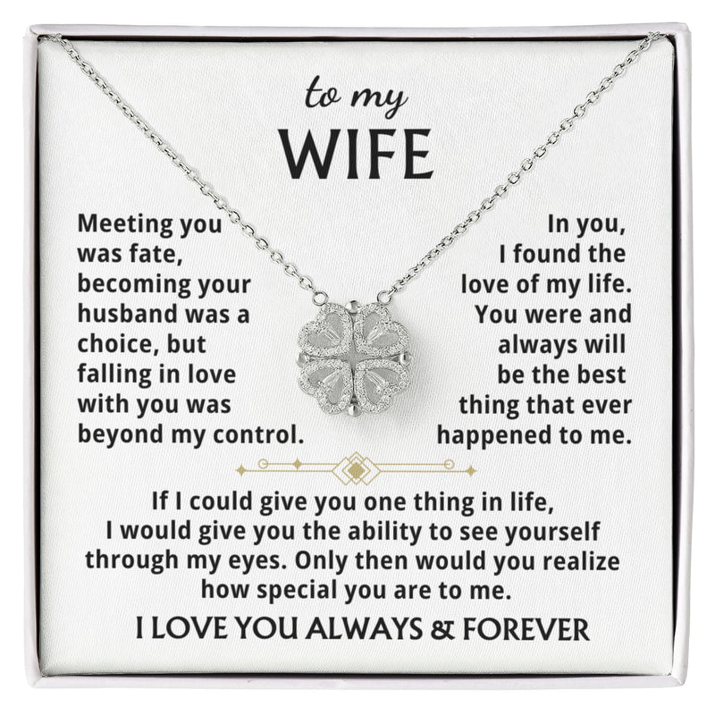 (Only a few left) TO MY WIFE, falling in love with you was beyond my control - Magnetic Hearts