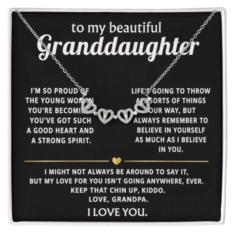To My Dearest Granddaughter, My love for you is forever.