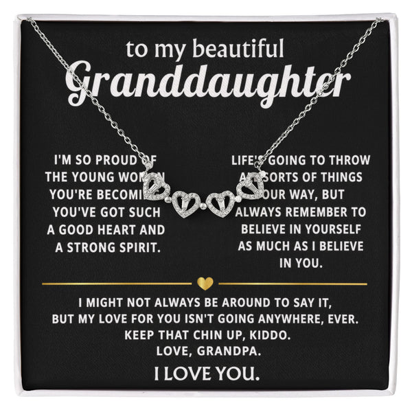 To My Dearest Granddaughter, My love for you is forever.