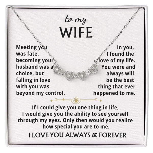(Only a few left) TO MY WIFE, falling in love with you was beyond my control - Magnetic Hearts
