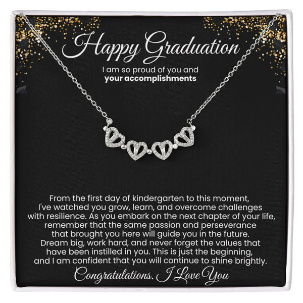 (Only a few left) Happy Graduation, I am so proud of you and your accomplishments - Magnetic Hearts