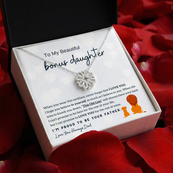 To My Bonus Daughter, I'm proud to be your Father - Magnetic Hearts