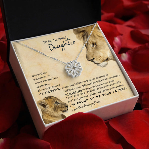 To My Beautiful Daughter, This Old Lion” will always have your back - Magnetic Hearts