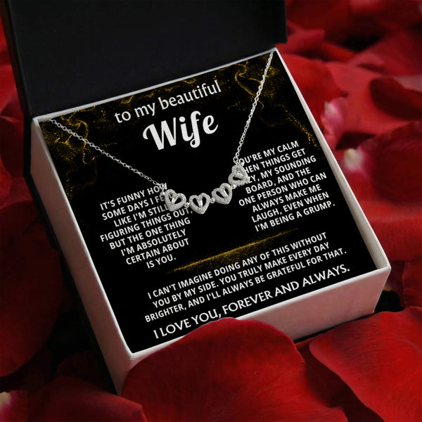 To My Wife, You are my one absolute certainty.