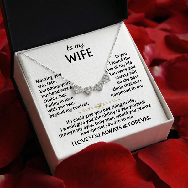 (Only a few left) TO MY WIFE, falling in love with you was beyond my control - Magnetic Hearts