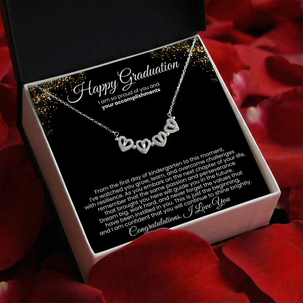 (Only a few left) Happy Graduation, I am so proud of you and your accomplishments - Magnetic Hearts