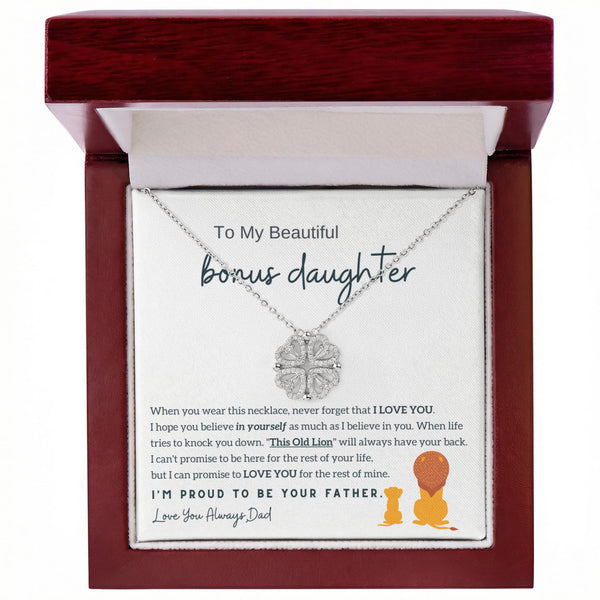 To My Bonus Daughter, I'm proud to be your Father - Magnetic Hearts