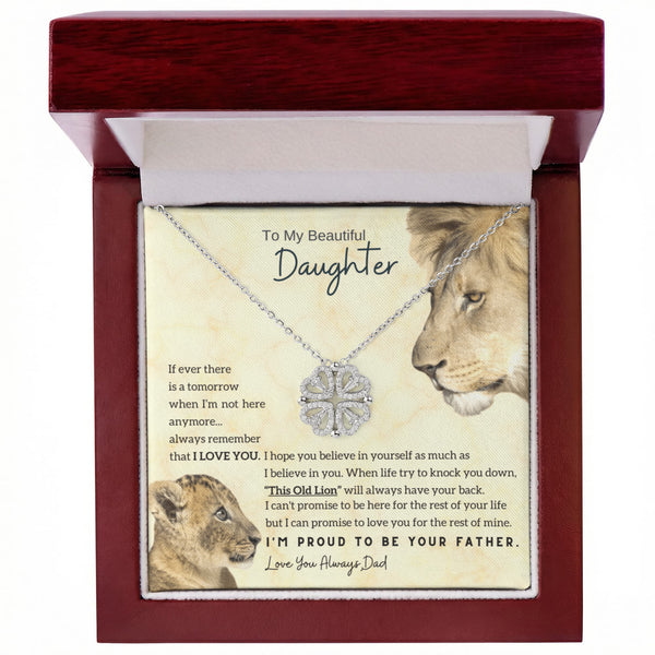 To My Beautiful Daughter, This Old Lion” will always have your back - Magnetic Hearts