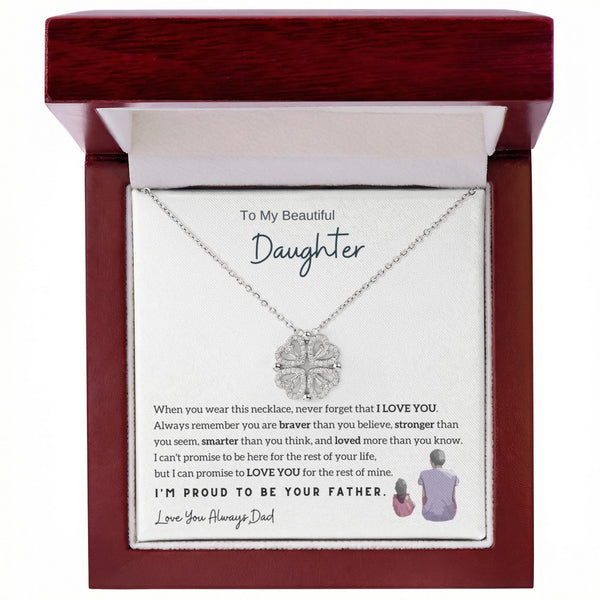 To My Beautiful Daughter, I can promise to LOVE YOU for the rest of mine - Magnetic Hearts