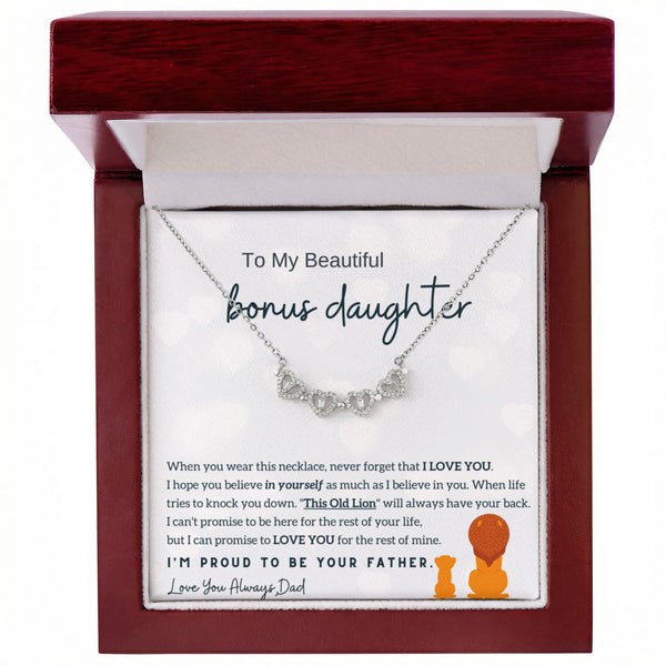 To My Bonus Daughter, I'm proud to be your Father - Magnetic Hearts
