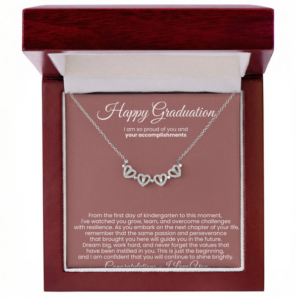 Happy Graduation, I am so proud of you and your accomplishments - Magnetic Hearts